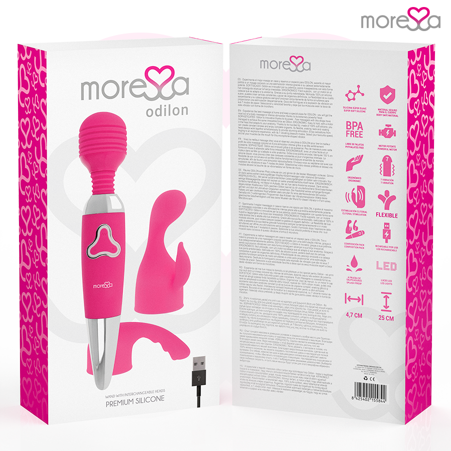 Moressa-Odilon Premium Silicone Ricaricabile-7 velocità, Ricaricabile · Vibratori (imaginea 7)