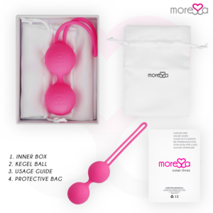 Moressa-Osian Three Palline vaginali Silicone, Rotazione, Silenzioso · Giocattoli anali (imaginea 4)