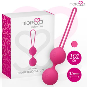 Moressa-Osian Two Palline vaginali Silicone, Rotazione, Silenzioso 46 Moressa-Osian Two Palline vaginali Silicone, Rotazione, Silenzioso · Giocattoli anali (imaginea 8)