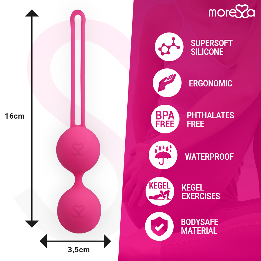 Moressa-Osian Two Palline vaginali Silicone, Rotazione, Silenzioso 34 Moressa-Osian Two Palline vaginali Silicone, Rotazione, Silenzioso · Giocattoli anali (imaginea 4)