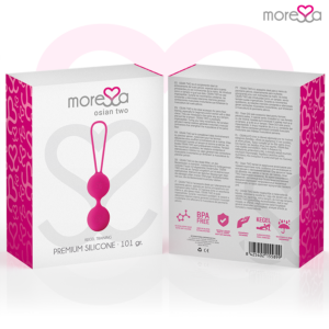 Moressa-Osian Two Palline vaginali Silicone, Rotazione, Silenzioso 45 Moressa-Osian Two Palline vaginali Silicone, Rotazione, Silenzioso · Giocattoli anali (imaginea 7)