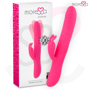 Moressa-Somer Premium Vibratore a Rotazione Multipla, Stimolatore