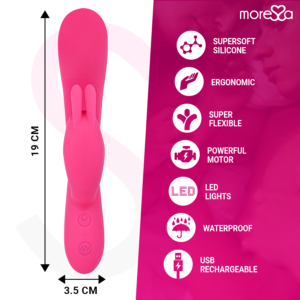 Moressa-Telmo Premium Silicone Ricaricabile-7 velocità, Ricaricabile · Vibratori (imaginea 4)