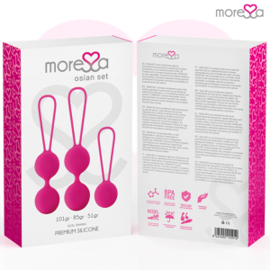 Moressa-Osian Set Premium in Silicone Rosa (osian One - 51 G | 11 Moressa-Osian Set Premium in Silicone Rosa (osian One - 51 G | · Giocattoli anali (imaginea 3)