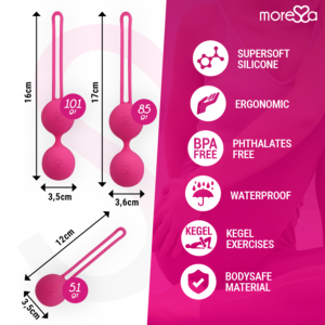 Moressa-Osian Set Premium in Silicone Rosa (osian One - 51 G | 14 Moressa-Osian Set Premium in Silicone Rosa (osian One - 51 G | · Giocattoli anali (imaginea 6)
