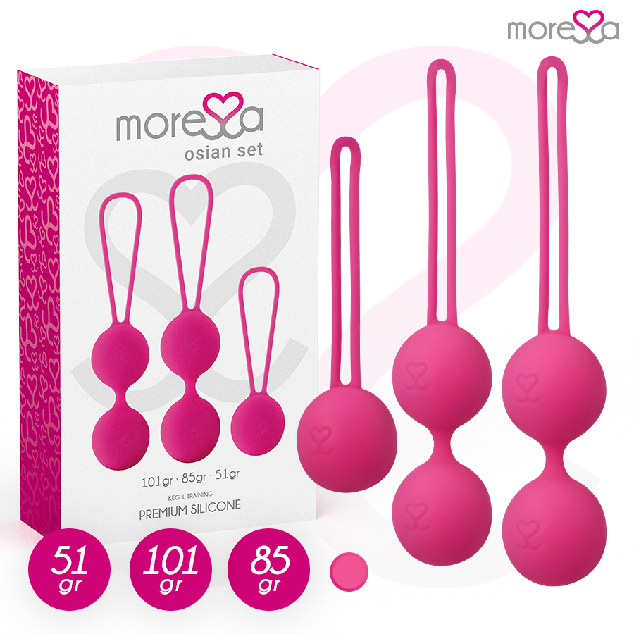 Moressa-Osian Set Premium in Silicone Rosa (osian One - 51 G | 8 Moressa-Osian Set Premium in Silicone Rosa (osian One - 51 G | · Giocattoli anali (imaginea 8)