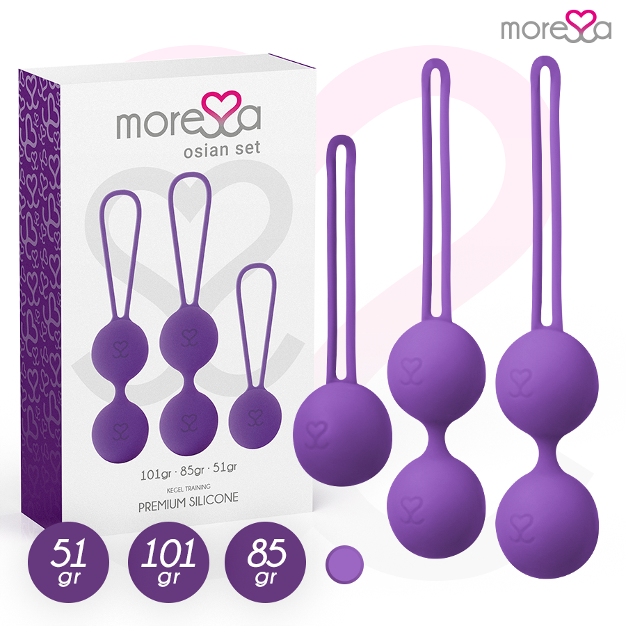Moressa-Osian Set Palline vaginali di Silicone, Rotazione 8 Moressa-Osian Set Palline vaginali di Silicone, Rotazione · Giocattoli anali (immagine 8)