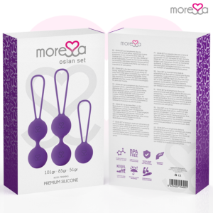 Moressa-Osian Set Palline vaginali di Silicone, Rotazione 22 Moressa-Osian Set Palline vaginali di Silicone, Rotazione · Giocattoli anali (immagine 6)