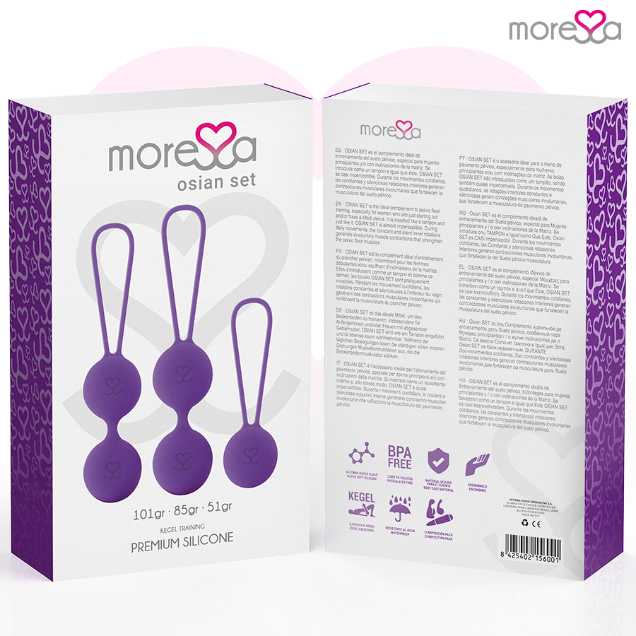 Moressa-Osian Set Palline vaginali di Silicone, Rotazione 6 Moressa-Osian Set Palline vaginali di Silicone, Rotazione · Giocattoli anali (immagine 6)