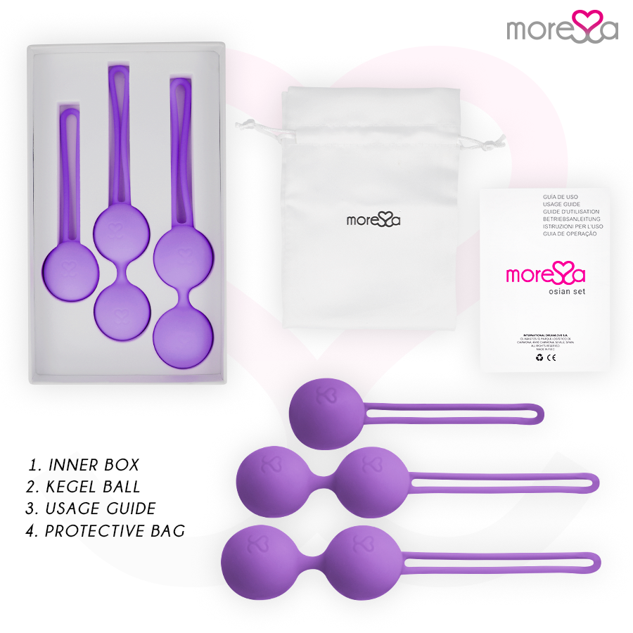 Moressa-Osian Set Palline vaginali di Silicone, Rotazione 7 Moressa-Osian Set Palline vaginali di Silicone, Rotazione · Giocattoli anali (immagine 7)