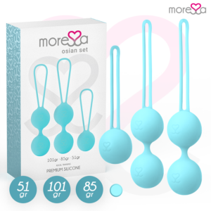 Moressa-Osian Set Palline vaginali di Silicone, Rotazione 32 Moressa-Osian Set Palline vaginali di Silicone, Rotazione · Giocattoli anali (immagine 16)