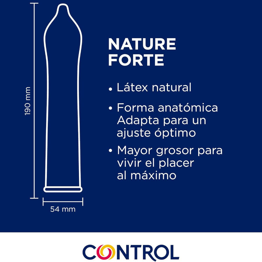Control Condoms-Nature Forte Preservativi 144 Unità 2 Control Condoms-Nature Forte Preservativi 144 Unità · Preservativi (imaginea 2)