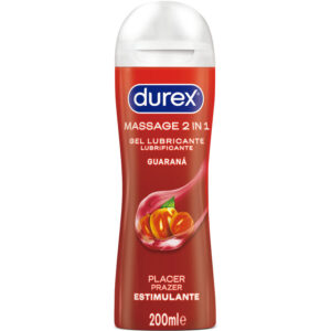 Durex Lubes-Guarana Gel Lubrificante Massaggio Stimolante 200 ml