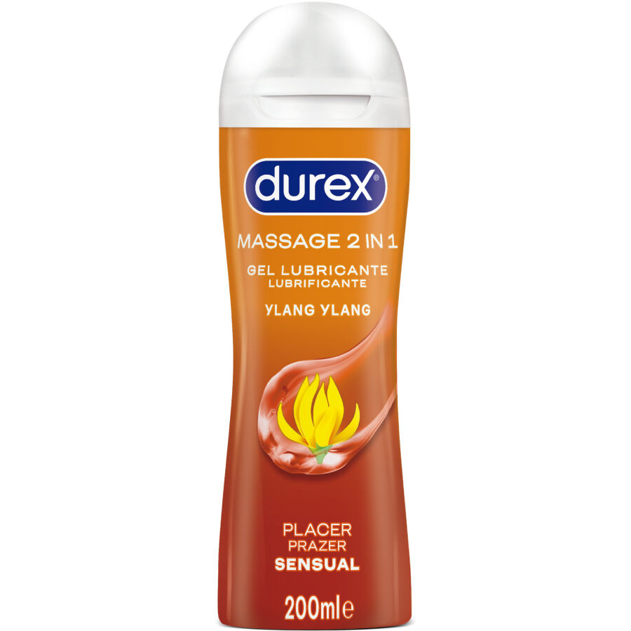 Durex Lubes-Gel Massaggio e Lubrificante Sensuale Ylang-Ylang-200 ml 1 Durex Lubes-Gel Massaggio e Lubrificante Sensuale Ylang-Ylang-200 ml · Lubrificanti