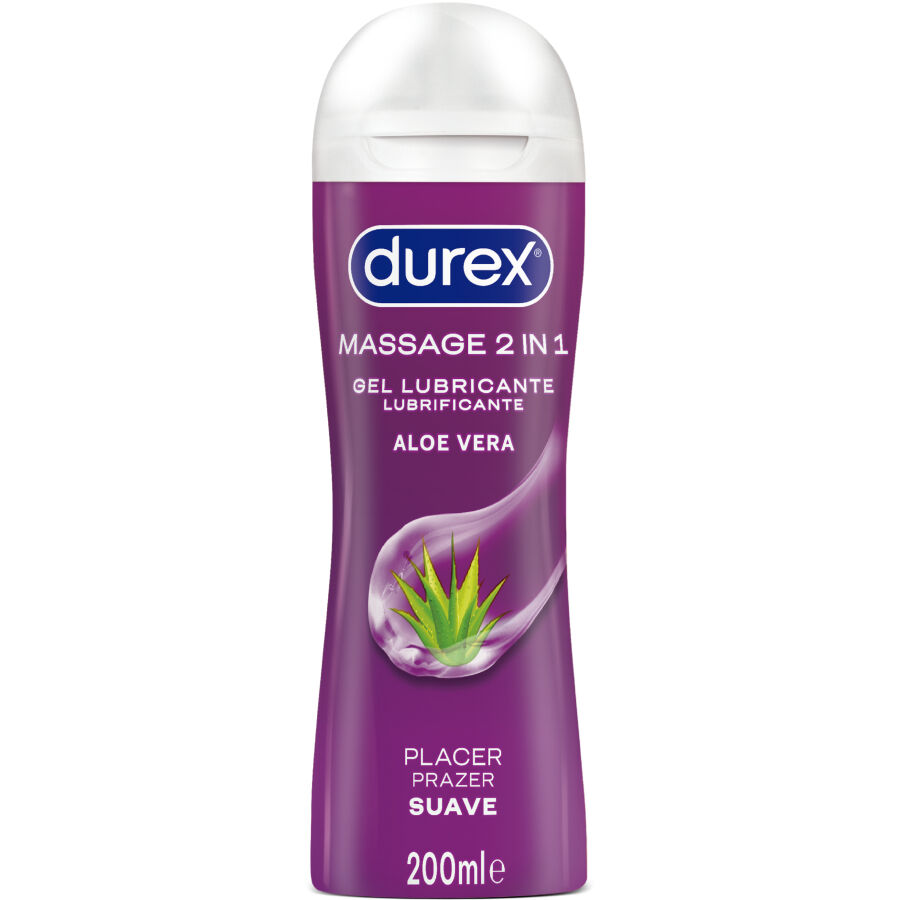 Durex Lubes-Gel da Massaggio 2 in 1 con Aloe Vera, Lubrificante 200 ml 1 Durex Lubes-Gel da Massaggio 2 in 1 con Aloe Vera, Lubrificante 200 ml · Lubrificanti