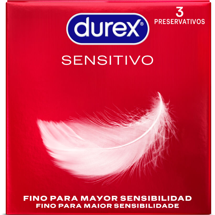 Durex Condoms-Preservativi Sensibili 3 Pezzi-Latex · Preservativi