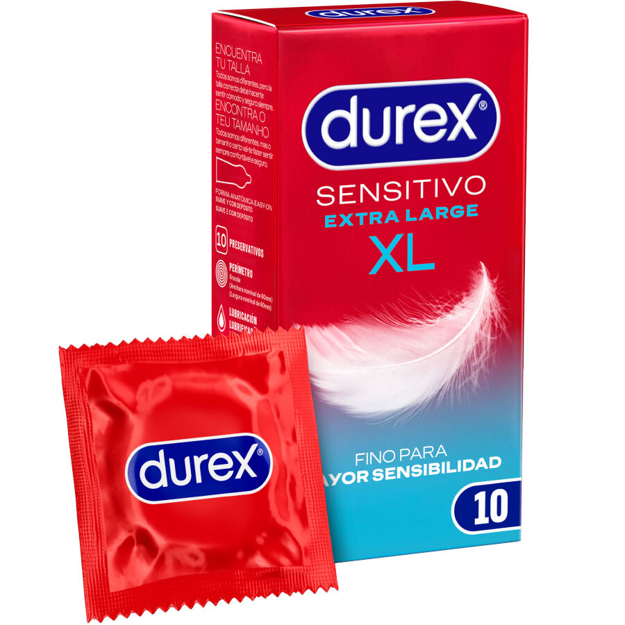 Durex Condoms-Sensitive Xl Preservativi Extra Larghi - 10