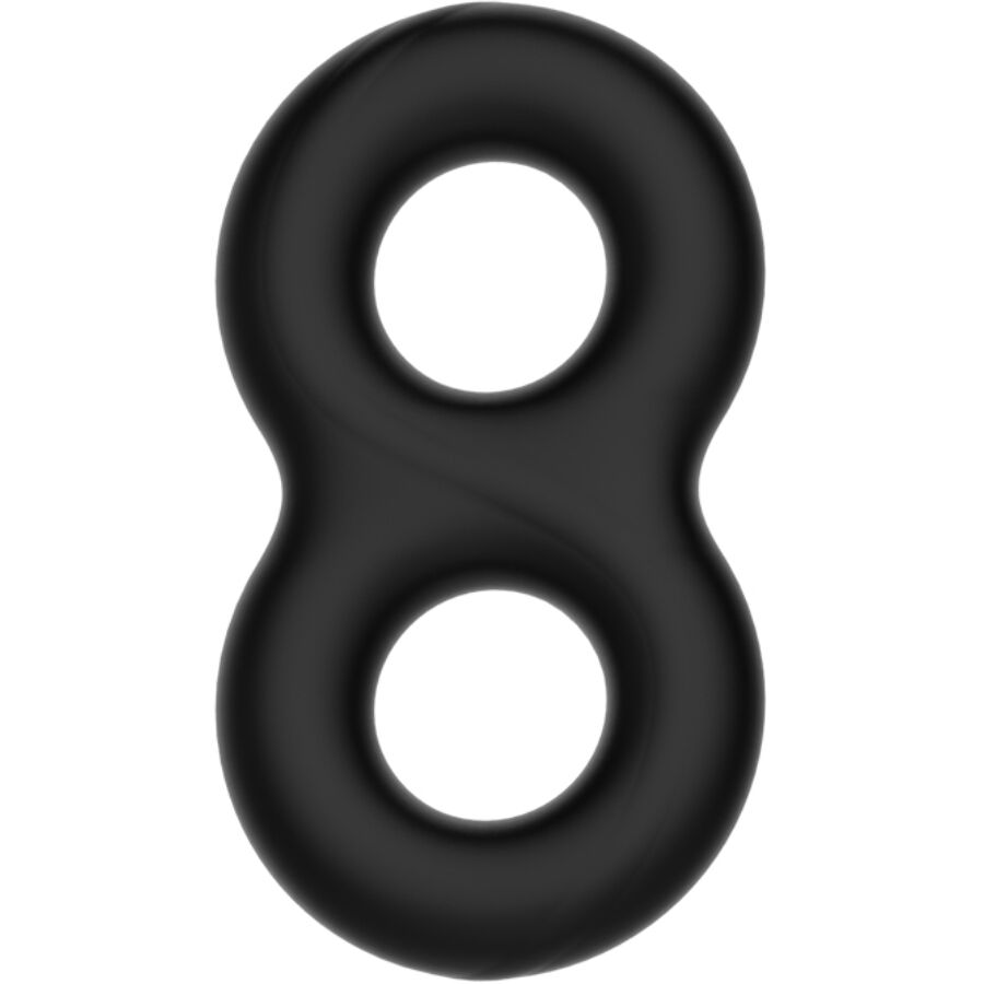 Crazy Bull-Anello doppio Infinity Silicone-Waterproof