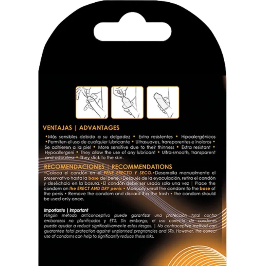Uniq-Classico preservativi senza lattice 3 Pezzi 2 Uniq-Classic Prezervative fără Latex 3 Bucăți · Prezervative (imaginea 2)