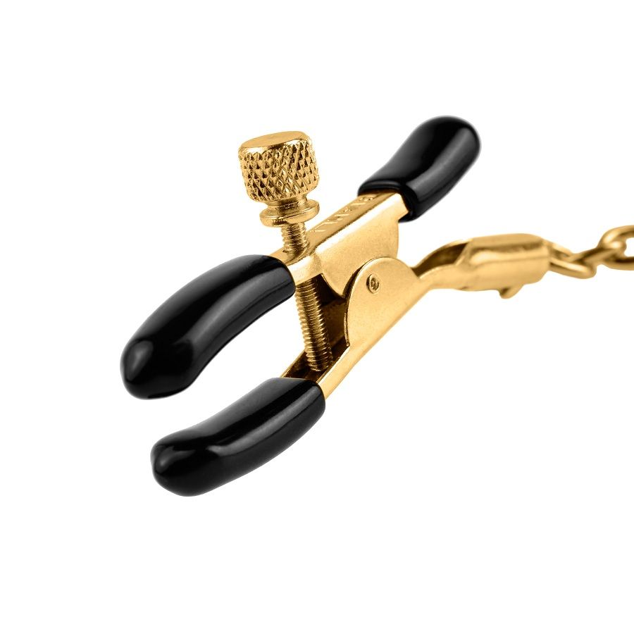 Fetish Fantasy Gold-Morsetti per capezzoli — PIPEDREAMS · Accessori BDSM (immagine 2)