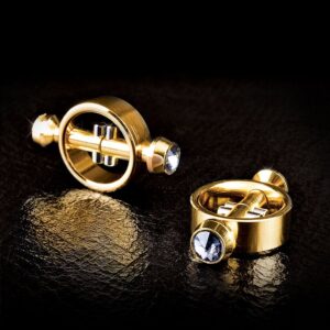 Fetish Fantasy Gold-Morsetti magnetici per capezzoli — PIPEDREAMS · Accessori BDSM (immagine 2)