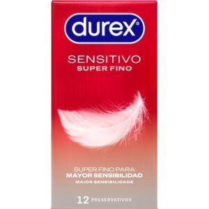 Durex Condoms-Super Thin Sensitive 12 Pezzi-Latex