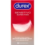 Durex Condoms-Sensitive Ultra Slim 6 Pezzi-Latex · Preservativi
