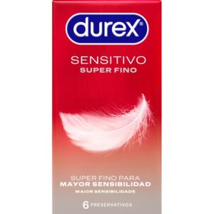 Durex Condoms-Sensitive Ultra Slim 6 Pezzi-Latex