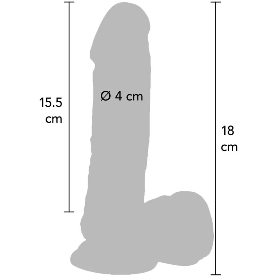 Get Real-Dildo 18 cm con testicoli vibratori naturali in PVC 3 Get Real-Dildo 18 cm con testicoli vibratori naturali in PVC · Vibratori (immagine 3)
