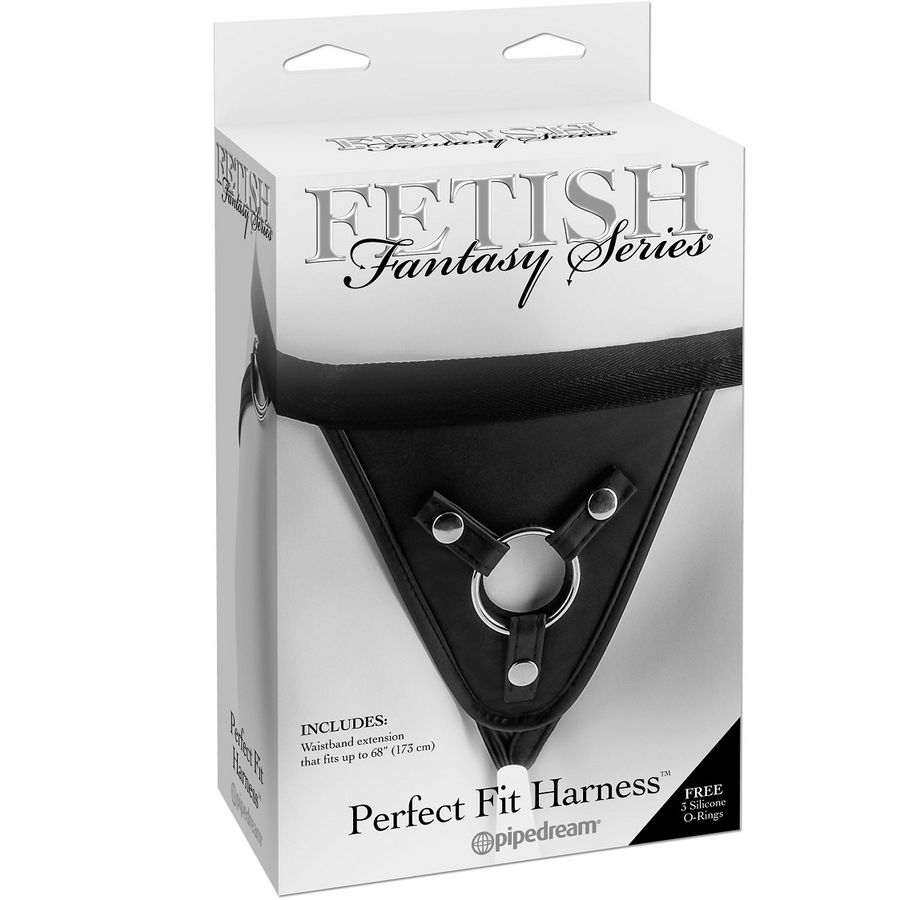 Fetish Fantasy Series-Imbracatura Regolabile Perfetto Fit-Silicone 1 Fetish Fantasy Series-Imbracatura Regolabile Perfetto Fit-Silicone — PIPEDREAMS · Strap-on & Imbracature