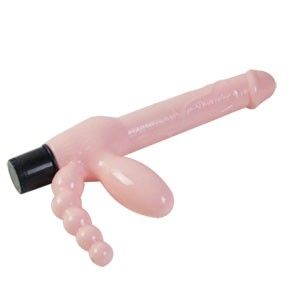 Baile-Imbracatura Tpr senza spalline con vibrazione e stimolazione anale 25.4 Cm · Strap-on & Imbracature (imaginea 3)