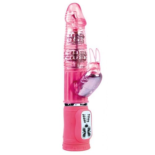 Baile Rotations-Passion Rock Bunny Rampante 10F 27 cm-Silicone · Vibratori