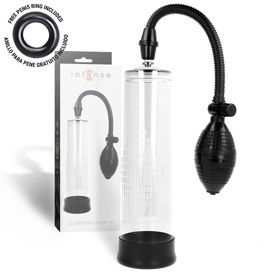Intense For Him-Pompa per pene 02 con manometro