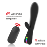 Brilly Glam-Erik Vibrator + Watchme Remote Control-Silicone, 10 · Vibratori