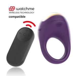 Treasure-Robin Anello Vibrante con Telecomando Watchme-Silicone, 7 · Anelli & Guaine per pene