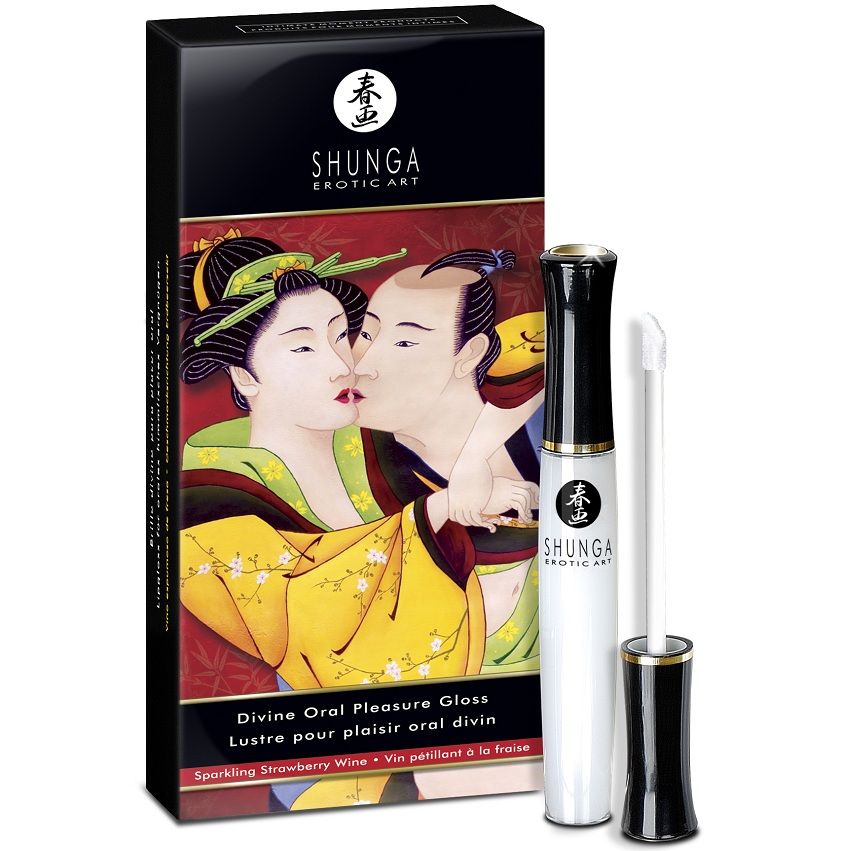 Shunga Aphrodisiacs-Gloss di Labbra Divine Fragole & Cava 1 Shunga Aphrodisiacs-Gloss di Labbra Divine Fragole & Cava · Afrodisiaci donna