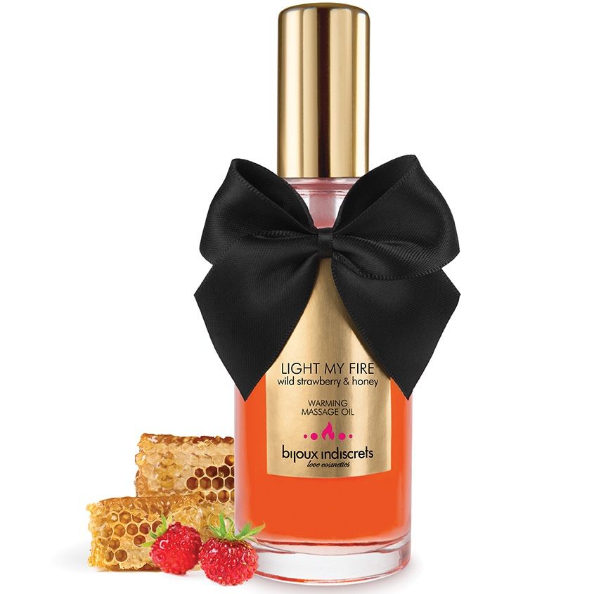 Bijoux Love Cosmetiques-Olio da Massaggio Effetto Riscaldatore Sapore-Fragole 2 Bijoux Love Cosmetiques-Olio da Massaggio Effetto Riscaldatore Sapore-Fragole — BIJOUX INDISCRETS · Massaggio erotico (imaginea 2)