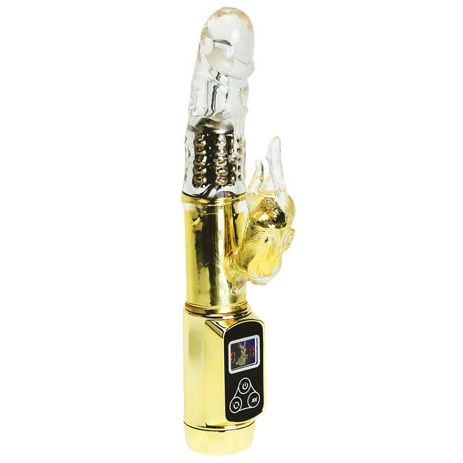 Baile Rotations-Rabbit Siberia Passion Gold Vibratore Doppio