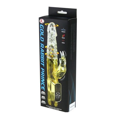 Baile Rotations-Us Rabbit Gold Prince-Silicone, 12 velocità · Vibratori (imaginea 3)