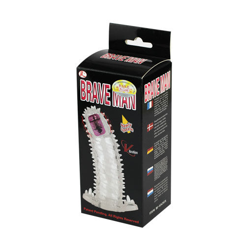 Baile For Him-Brave Ii Man Estensione Sensore-Silicone · Anelli & Guaine per pene (imaginea 3)