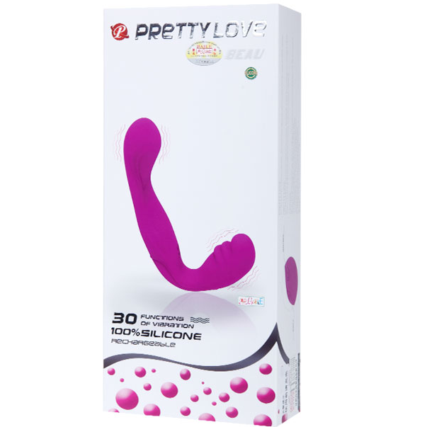 Fun Toys-Beau Lilla Cablaggio ricaricabile in silicone-12 velocità — PRETTY LOVE · Strap-on & Imbracature (imaginea 8)