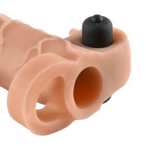 Fantasy X-tensioni-Estensione Vibrante Real Feel 2,5 cm — PIPEDREAMS · Anelli & Guaine per pene (imaginea 2)