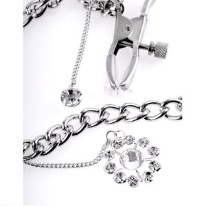 Fetish Fantasy Series-Morsetti per capezzoli con cristalli — PIPEDREAMS · Accessori BDSM (imaginea 3)