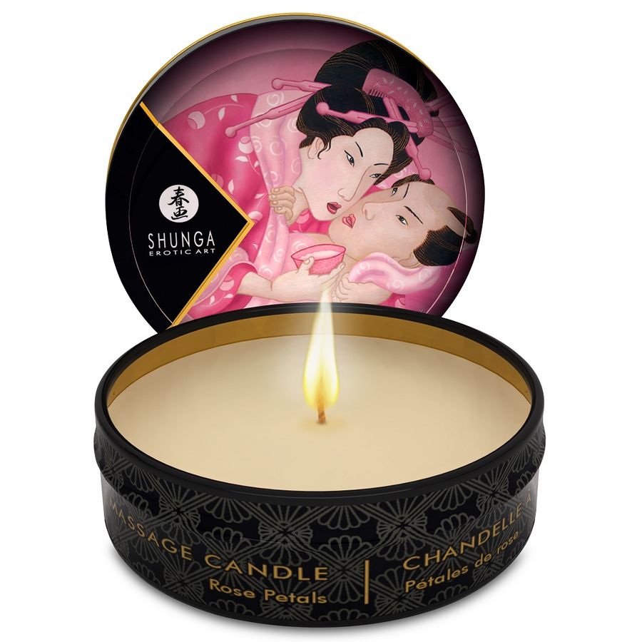Shunga Candles-Mini Candele di Massaggio Caresse by Candlelight · Massaggio erotico (immagine 2)