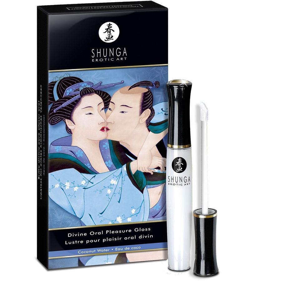 Shunga Aphrodisiacs-Divine Gloss per le Labbra Acqua di Cocco 1 Shunga Aphrodisiacs-Divine Gloss per le Labbra Acqua di Cocco · Afrodisiaci donna