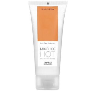 Mixgliss-Lubrificante Effetto Riscaldatore Aroma Cannella 70ML 2 Mixgliss-Lubrificante Effetto Riscaldatore Aroma Cannella 70ML · Lubrificanti
