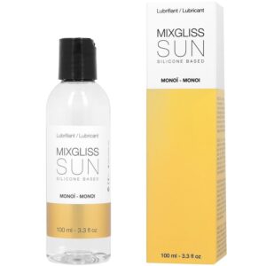 Mixgliss-Lubrifiant pe Bază de Silicon cu Aromă Monoi, 100ml · Lubrifiant