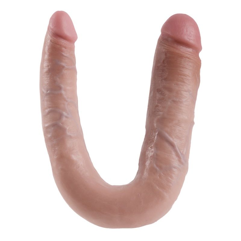 King Cock-A forma di U Large Double Trouble Flesh 17.8 cm 2 King Cock-A forma di U Large Double Trouble Flesh 17.8 cm — PIPEDREAMS · Dildo & Stimolatori (imaginea 2)