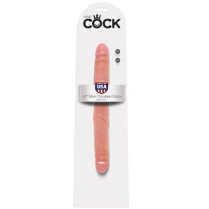 King Cock-Slim Double Dildo 30 cm — PIPEDREAMS · Dildo & Stimolatori (imaginea 2)
