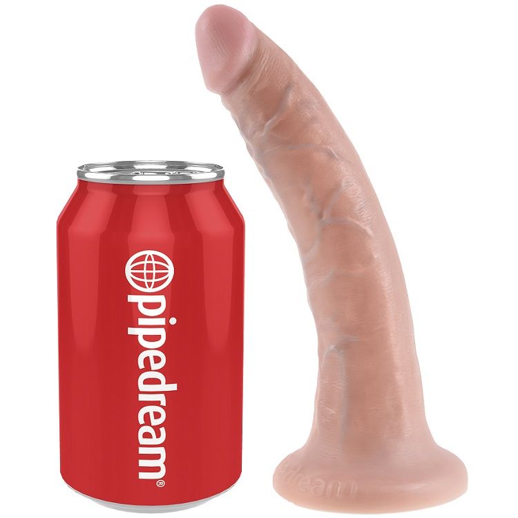 King Cock-Dildo Realist 17.8 cm Colore Pelle-Ventosa